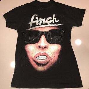 Vintage FINCH T Shirt Band Womens Med Pit2pit 17